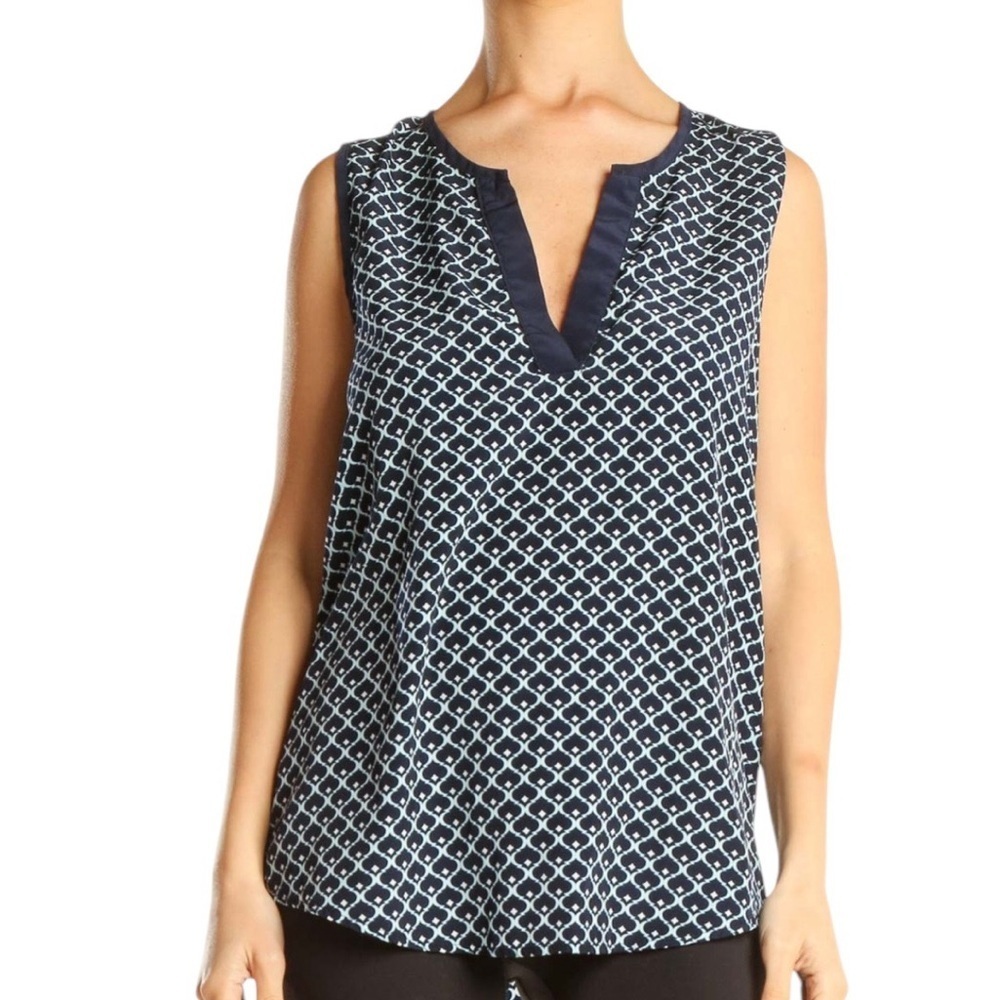 41 Hawthorn Beckett Paisley Blouse Blue